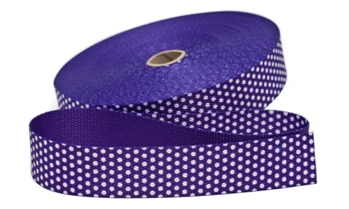 KBGBP-3006 Gurtband 30 mm Punkte Lila KBGBP-3006.jpg
