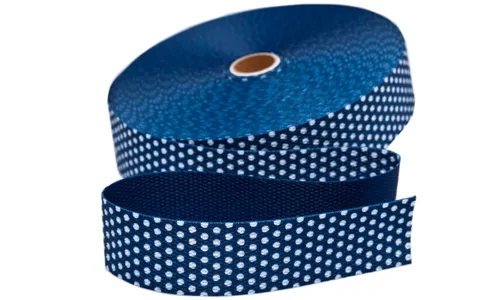 KBGBP-3007 Gurtband 30 mm Punkte Dunkelblau KBGBP-3007.jpg
