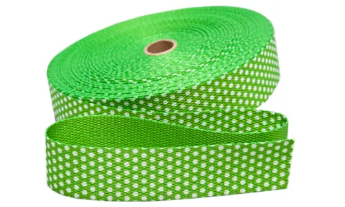 KBGBP-3011 Gurtband 30 mm Punkte Hellgrün KBGBP-3011.jpg