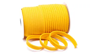 Paspelband 10 mm - col 339 Dottergelb