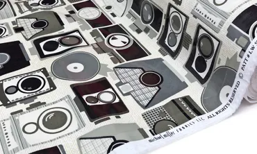 Michael Miller Laminate - Cameras