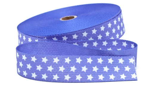 KBGBS-3019 Gurtband 30 mm Sterne Blauflieder KBGBS-3019.jpg