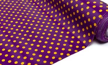 Cosmo Big Dots Lila Gelb