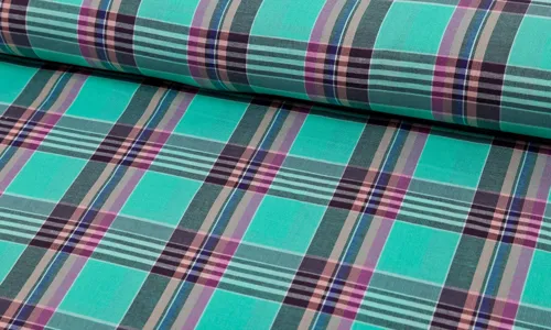 KBCOK-0001 Baumwolle Multitone Karo Türkis KBCOK-0001.jpg