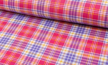 Baumwolle Multitone Karo Pink