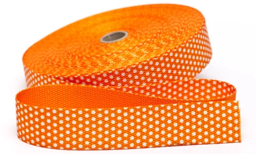 KBGBP-3001 Gurtband 30 mm Punkte Orange KBGBP-3001.jpg