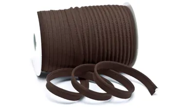 Paspel 10 mm - Uni Dunkelbraun 2