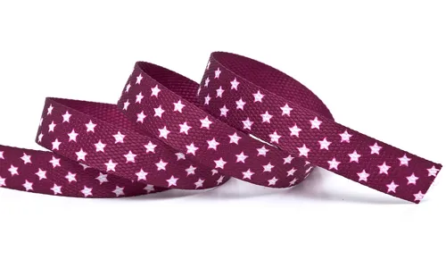 KBGBS-2008 Gurtband 20 mm Sterne Purpur KBGBS-2008.jpg