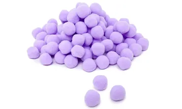 Pompons Kugeln Grande Helllila