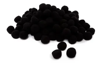 Pompons Kugeln Grande Schwarz