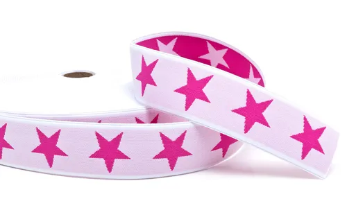 KBELA-4001 Gummiband Sterne 40 mm Weiss-Pink KBELA-4001.jpg