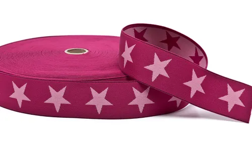 KBELA-4008 Gummiband Sterne 40 mm Fuchsia-Rosa KBELA-4008.jpg