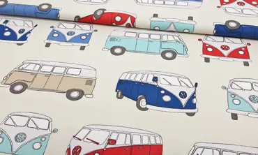 Canvas - Autobusse Blau