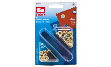 PRYM Ösen 5 mm goldig