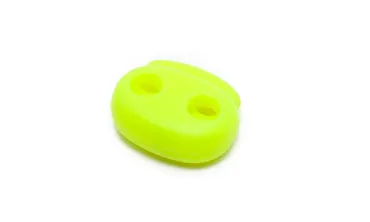 Kordelstopper 2-Loch - Neon Gelb