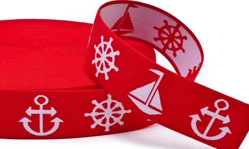 KHGUM-4009 Gummiband Maritim 40 mm Anker Rot KHGUM-4009.jpg