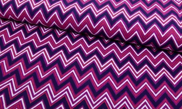 Babycord - Chevron Fuchsia