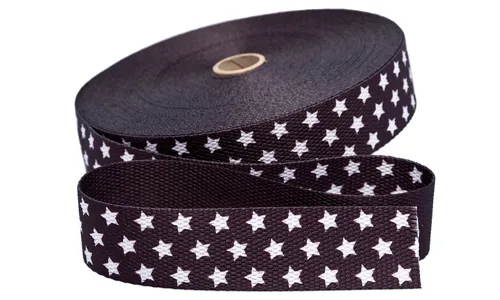 KBGBS-3011 Gurtband 30 mm Sterne Dark Mauve KBGBS-3011.jpg