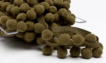 Pompons Grande Khaki