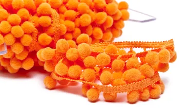 Pompons Medium Orange