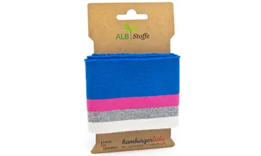 Cuff Me GLAM - Bluette Ortensia Silber