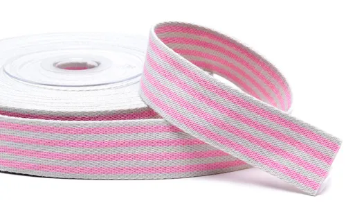 KHGBT-4001 Gurtband 40 mm Streifen Rosa KHGBT-4001.jpg