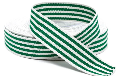 KHGBT-4007 Gurtband 40 mm Streifen Grün KHGBT-4007.jpg