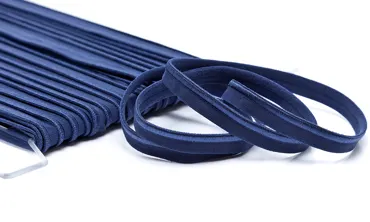 Paspelband 10 mm elastisch Marine