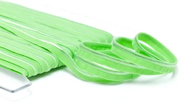 Paspelband 10 mm elastisch Limegrün