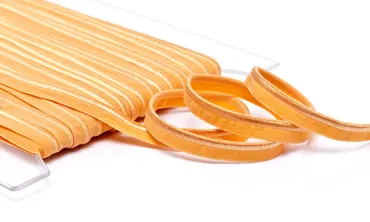 Paspelband 10 mm elastisch Apricot