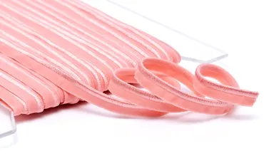 Paspelband 10 mm elastisch Perlrosa