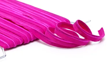 Paspelband 10 mm elastisch Fuchsia