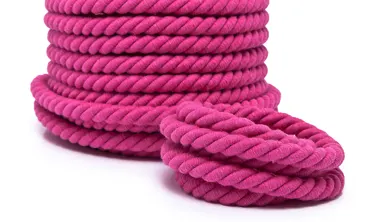 Baumwollkordel 14 mm Pink