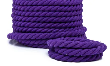 Baumwollkordel 14 mm Lila