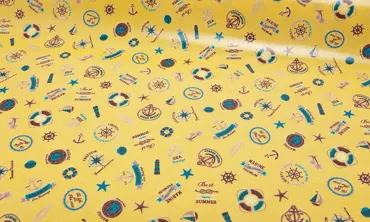 Echino Laminate - Happy Summer Gelb