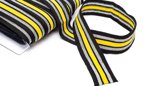 TCDBE-1420 Jerseyband 28 mm Lurex Silber Gelb TCDBE-1420.jpg