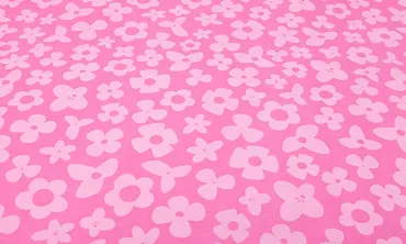 Seidenpapier Retroflower Pink