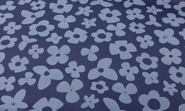 Seidenpapier Retroflower Saphir