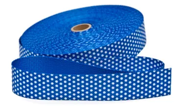 Gurtband 30 mm - Punkte Royal