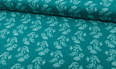 Baumwolle AGF Plots Fiori Fresco