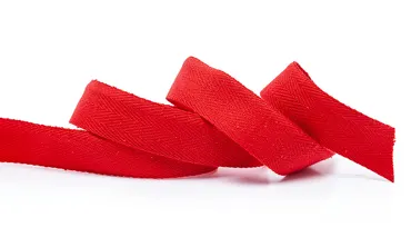 Köperband 20 mm Uni Rot