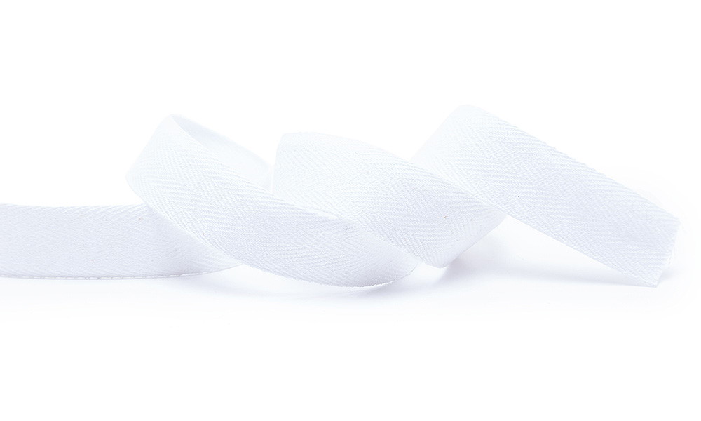 Baumwoll-Köperband 20 Mm X 9 M – Fischgrätenmuster, Für Nähen, Basteln, Geschenke (Burgunder)