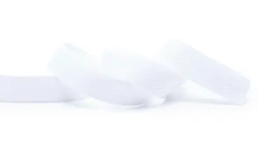 Köperband 20 mm Uni Weiss