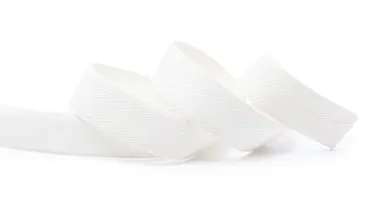 Köperband 20 mm Uni Ecru