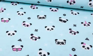 Canvas - Panda Aqua