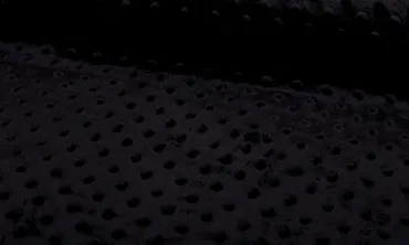 Minky Fleece - Schwarz