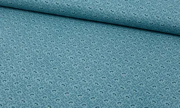 Baumwolle - Charlotte Dunstblau