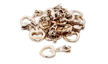 Gleiter Metallic 4 mm Light Gold - Herz