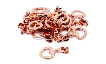 Gleiter Metallic 4 mm Rose Gold - Herz