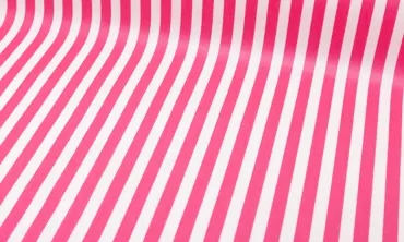 Party Stripe Raspberry PVC Matt